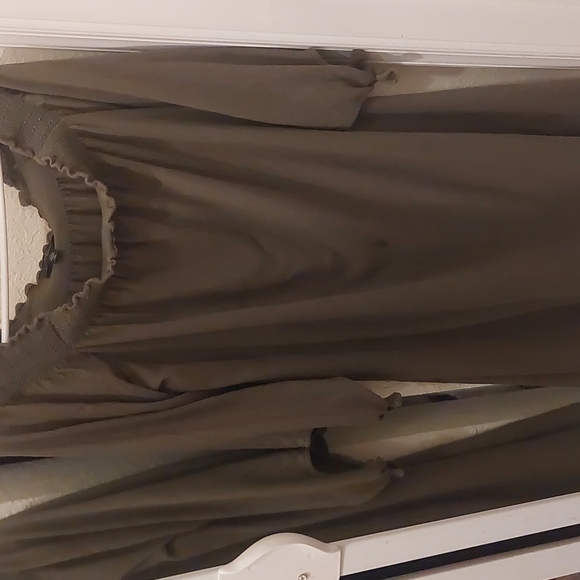 Jessica Simpson Bohemian Off Shoulder Mini Dress Size L - Picture 3 of 10